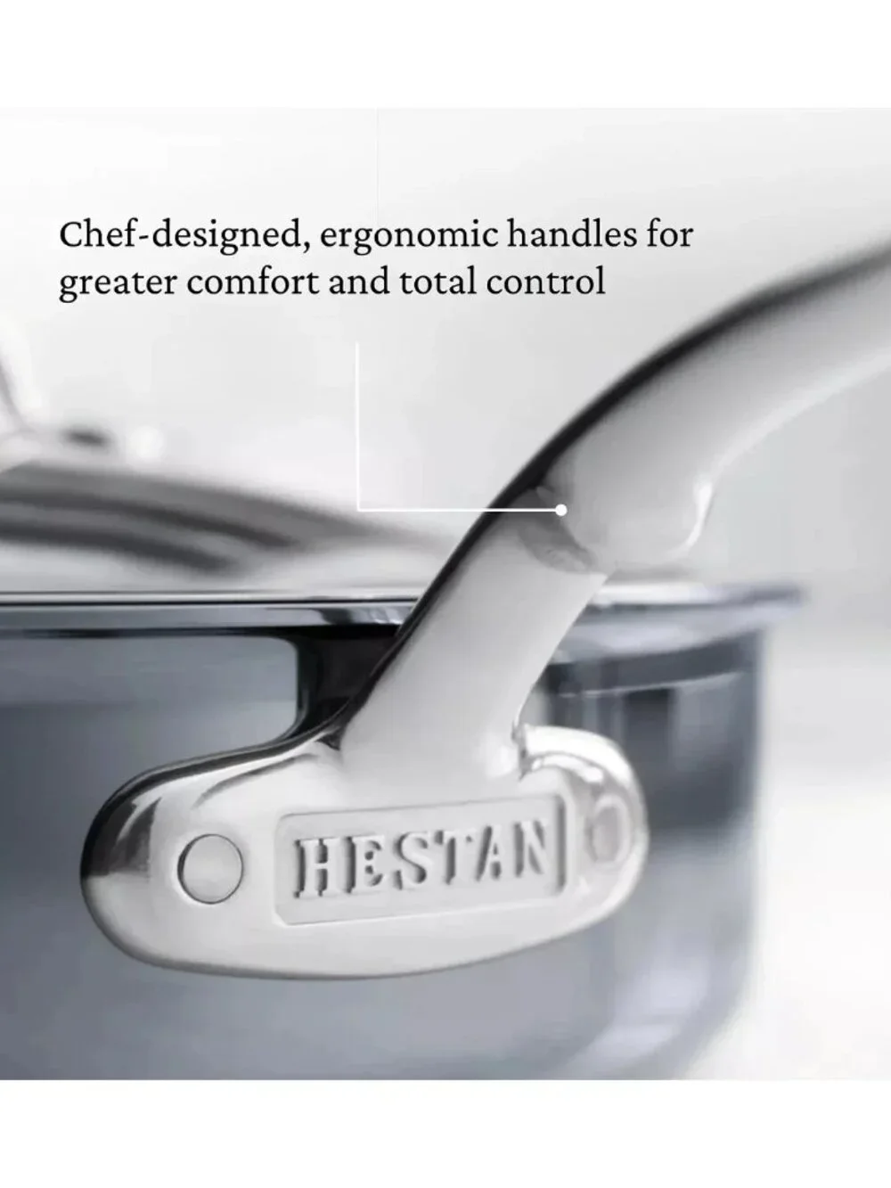 Hestan NanoBond Molecular Titanium 5 Qt Essential Pan With Lid - Made in Italy